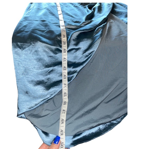 ELLIATT Cassini One Shoulder Dress Blue Size Medium NWOT Revolve VICI Anthro - Picture 16 of 17